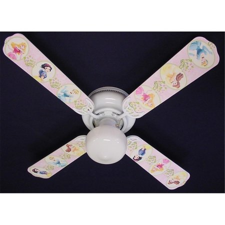 LIGHTITUP Disney Princesses- Dancing Ceiling Fan 42 in. LI2543687